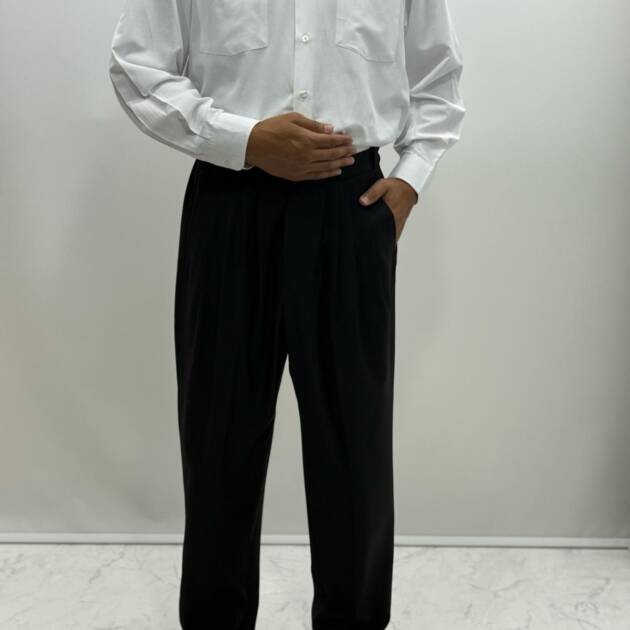Arka Lastikli Siyah Şalvar